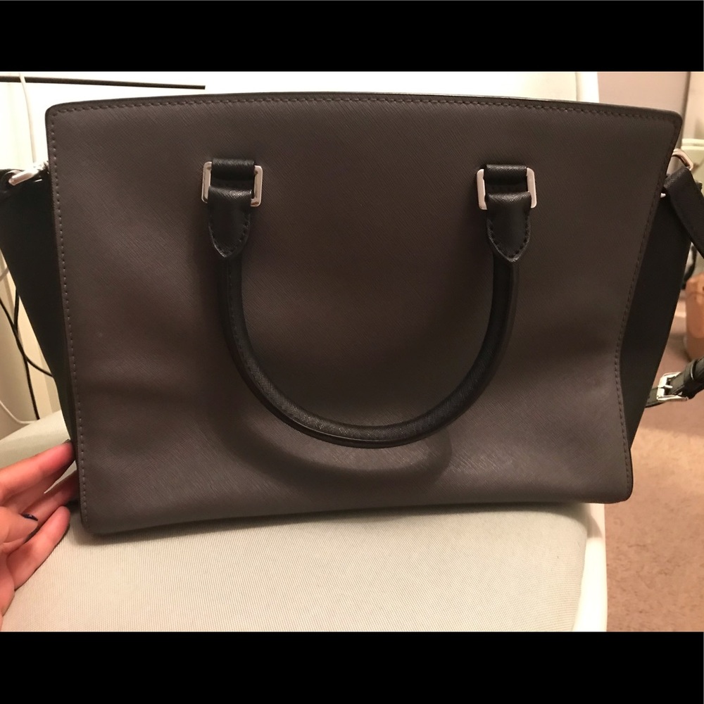 MICHAEL KORS Selma Saffiano Leather Medium Satchel